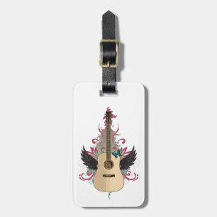 Guitar Vibes  Luggage Tag