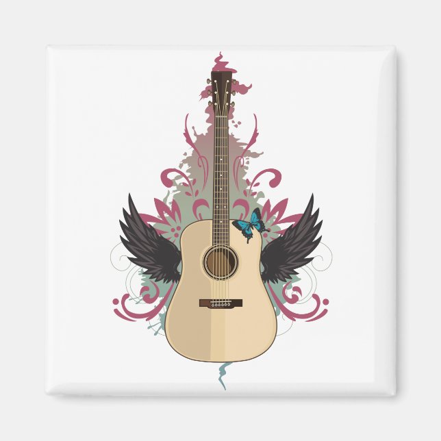 Guitar Vibes Magnet (Front)