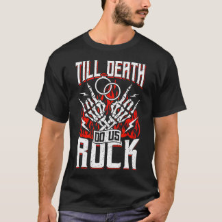 Guitar Wedding Theme Rock N Roll Bride T-Shirt