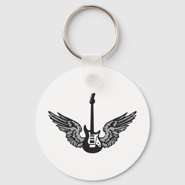 guitar wings keychain (Front)