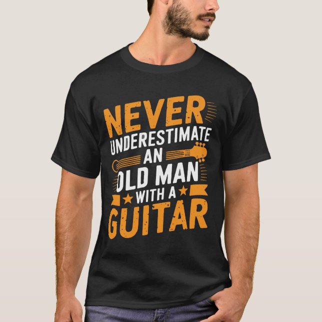 Guitar Wisdom – Respect the Strings Tee (Front)