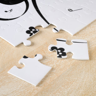 Guitar With Musical Notes Jigsaw Puzzle