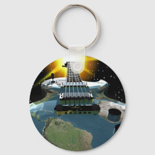 Guitar World Keychain