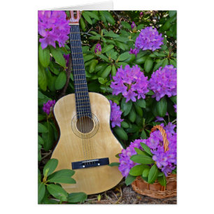 Guitare à Rhododendrons