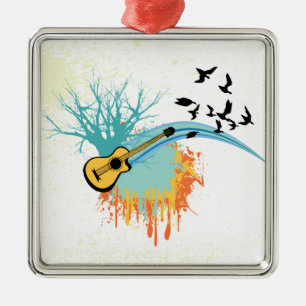 Guitare acoustique ornement personnalisé
