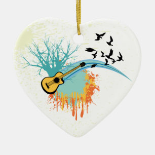 Guitare acoustique ornements personnalisés