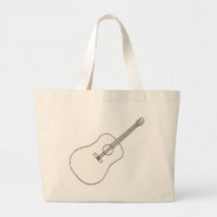 Guitare acoustique, plan des sacs de dessin
