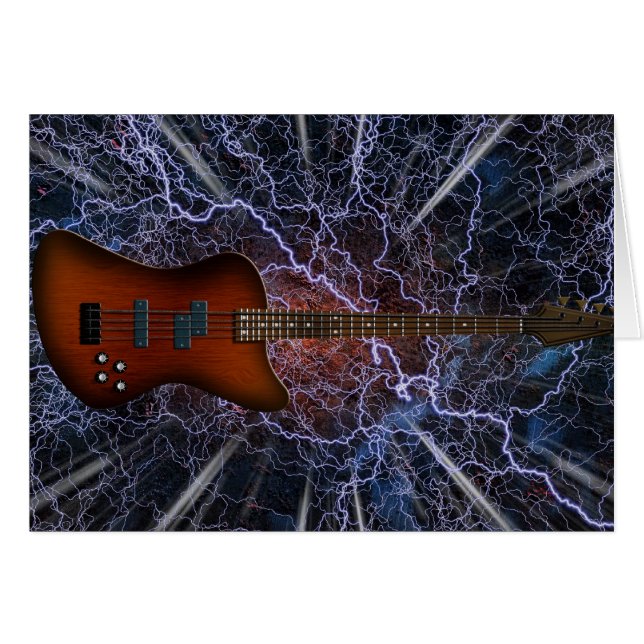 Guitare basse électrique (Devant horizontal)