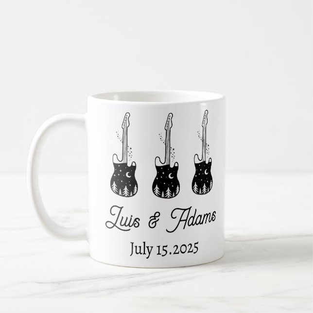 Guitare Camping Mug (Gauche)