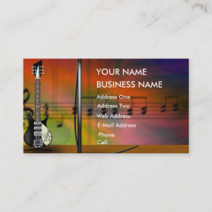 Guitare - Carte de visite de musique