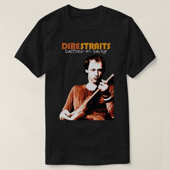 Guitare Dire Straits  essentiel T-Shirt (Design Front)