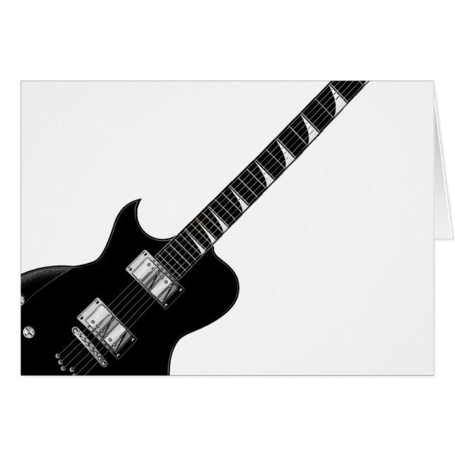 Guitare électrique (Devant horizontal)