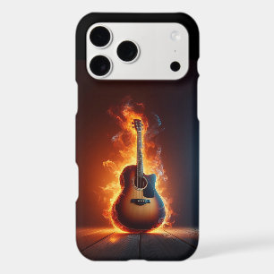 Guitare enflammée