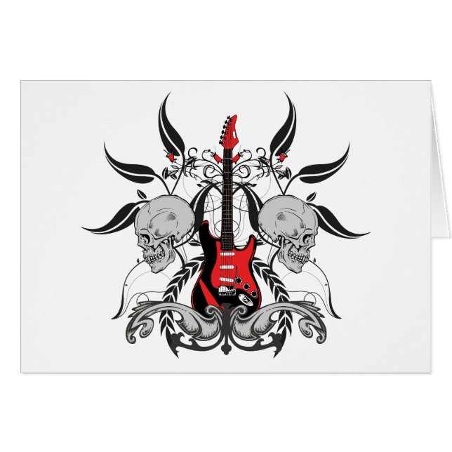 Guitare grunge (Devant horizontal)