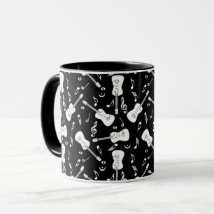 Guitare Lines Musique Notes Musique Mug