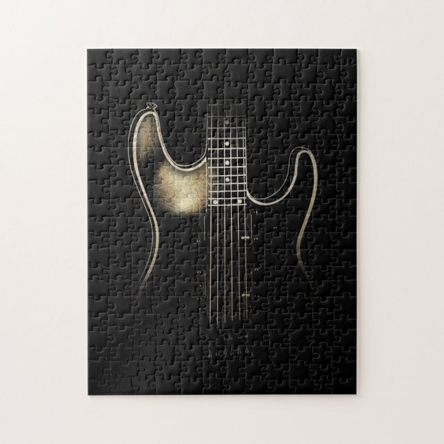 Guitare Lover _ Pièce de puzzle de guitare Lover (Vertical)