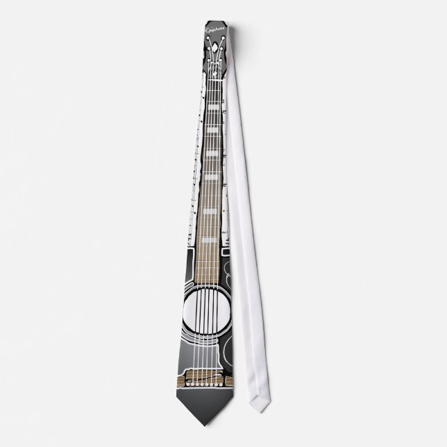 Guitare vintage - cravate (Devant)