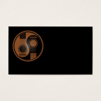 Guitares acoustiques Brown et noires Yin Yang