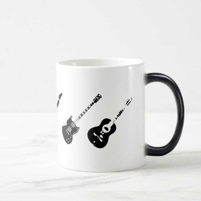 Guitares apparaissantes Morphing la tasse (Droite)