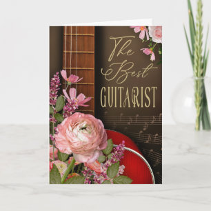 Guitarist Appreciation Greeting  any Occasion Card