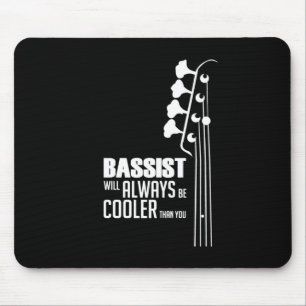 Guitarist Bassist Will Always Cooler Than You Xmas Mouse Pad