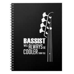 Guitarist Bassist Will Always Cooler Than You Xmas Notebook