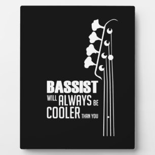 Guitarist Bassist Will Always Cooler Than You Xmas Plaque