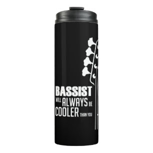 Guitarist Bassist Will Always Cooler Than You Xmas Thermal Tumbler