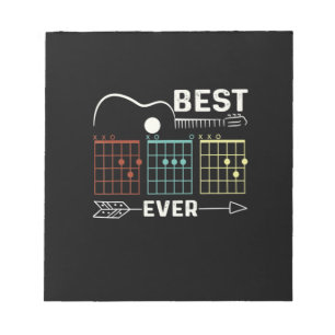 Guitarist Best Dad Ever Birthday Notepad