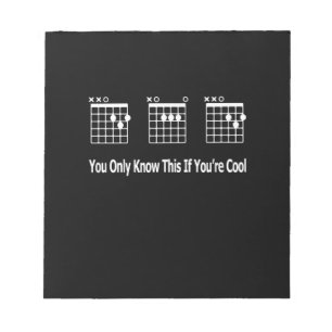 Guitarist Dad Guitar Tab Musical Birthday Notepad