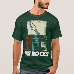 Guitarist Dad Rock Music Fathers Day Guitar T-Shirt