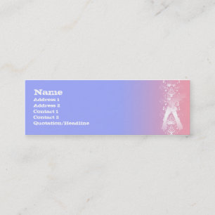 Guitarist Decor - Skinny Mini Business Card