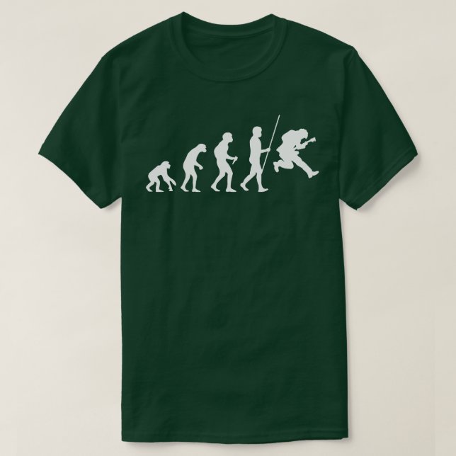 Guitarist Evolution T-Shirt (Design Front)