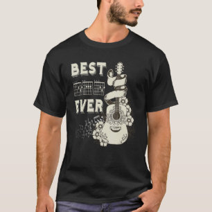 Guitarist Father Best Dad Ever D A D Chord Guitar T-Shirt