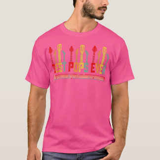Guitarist Father Best Pops Ever Guitar Fathers Day T-Shirt