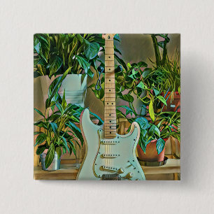 Guitarist gifts 2 inch square button