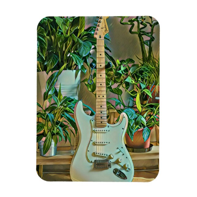 Guitarist gifts magnet (Vertical)