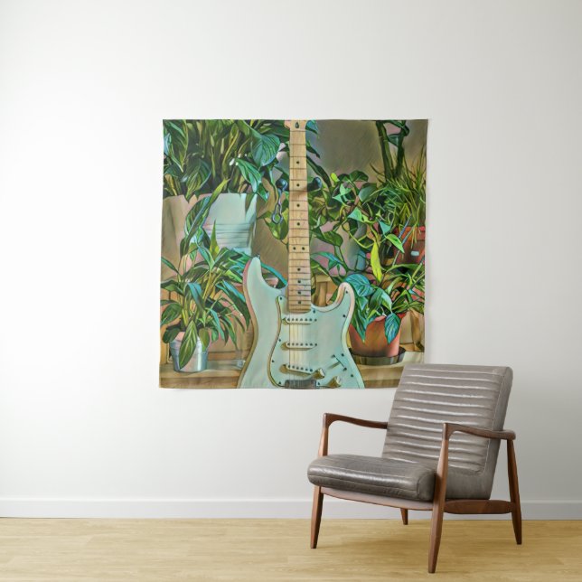 Guitarist gifts tapestry (In Situ)