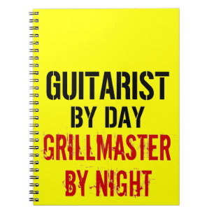 Guitarist Grillmaster Notebook