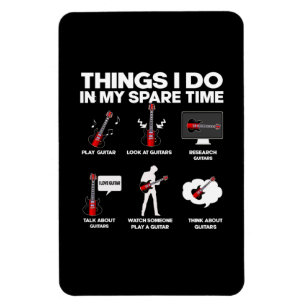 Guitarist Guitar Addicted Guitarist Music Birthday Magnet
