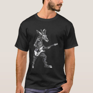 Guitarist Guitar - Guitar Player Okapi Dad Mom T-Shirt