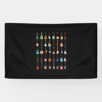 Guitarist Guitar Musical Instrument Rock and Roll Banner