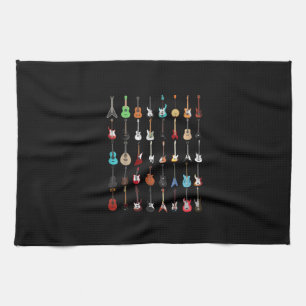 Guitarist Guitar Musical Instrument Rock and Roll Kitchen Towel