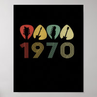 Guitarist Guitar Pick 1970 Guitarist Birthday
