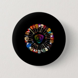 Guitarist Guitar Variety Birthday 2 Inch Round Button