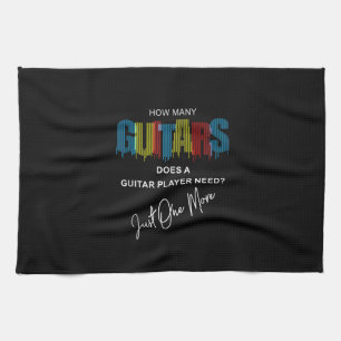 Guitarist How Many Guitars Does Birthday Kitchen Towel