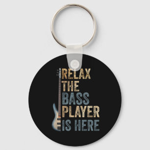 Guitarist Instrument Strings Keychain