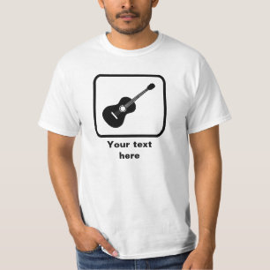 Guitarist Logo -- Customizable T-Shirt