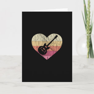 Guitarist Loves Playing Blues Guitar Card