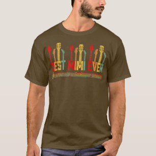 Guitarist Mother Best Mimi Ever Guitar Mothers Day T-Shirt